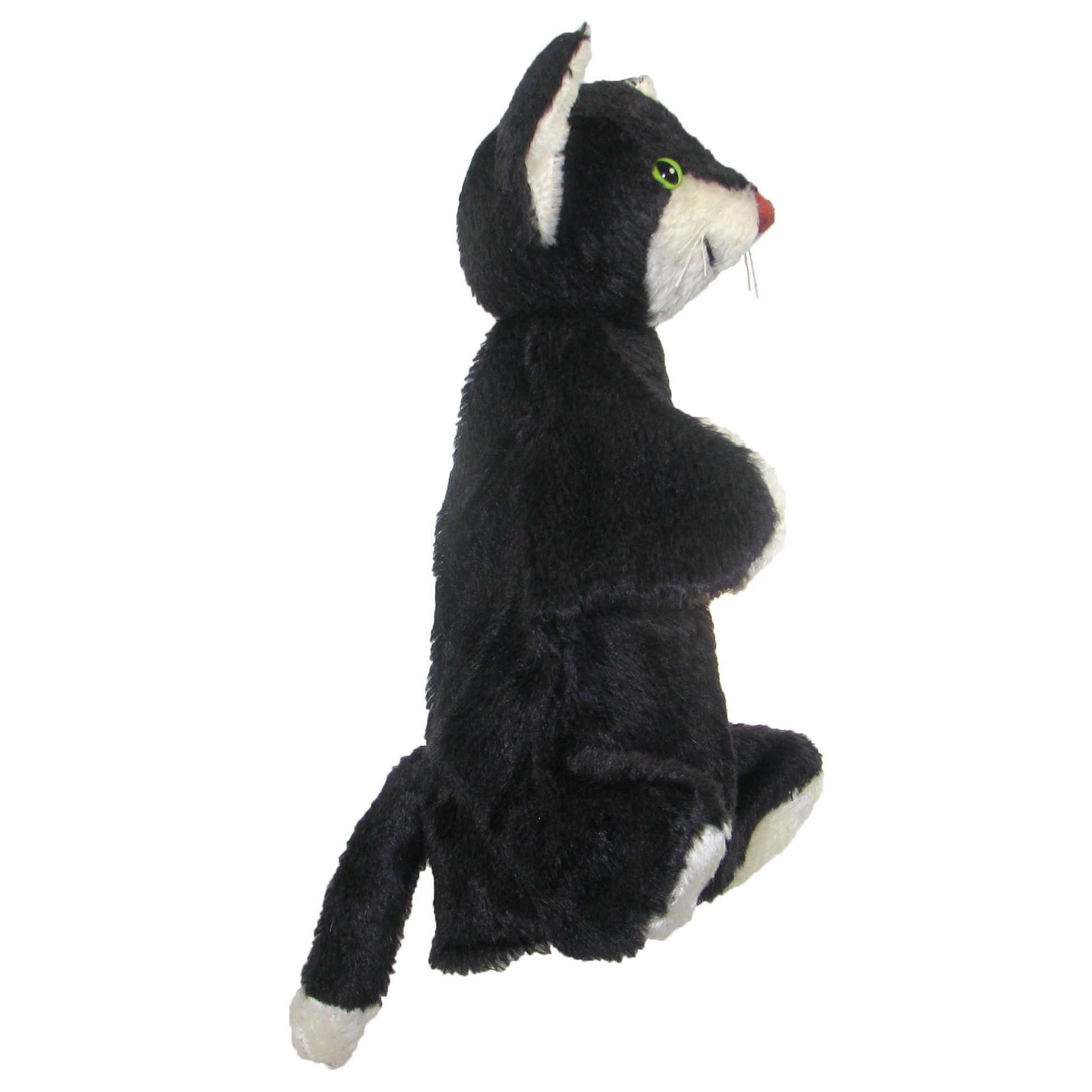 Handpuppe Katze schwarz - aus Naturmaterial - von Kallisto Handpuppe Katze schwarz - aus Naturmaterial - von Kallisto - Produktbild 3