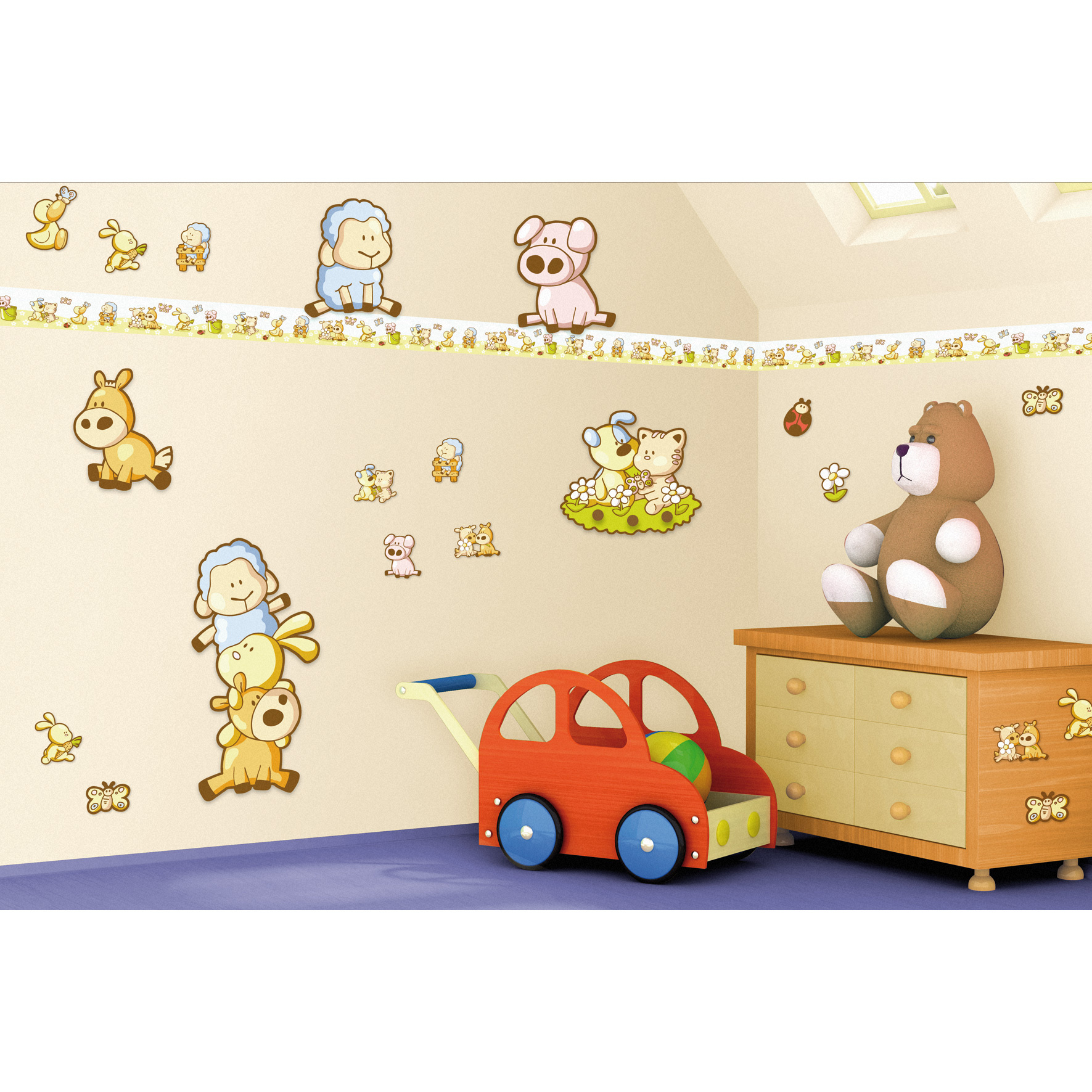Streichelzoo Sticker-Sortiment - Dinico Streichelzoo Sticker-Sortiment - Dinico - Produktbild 6