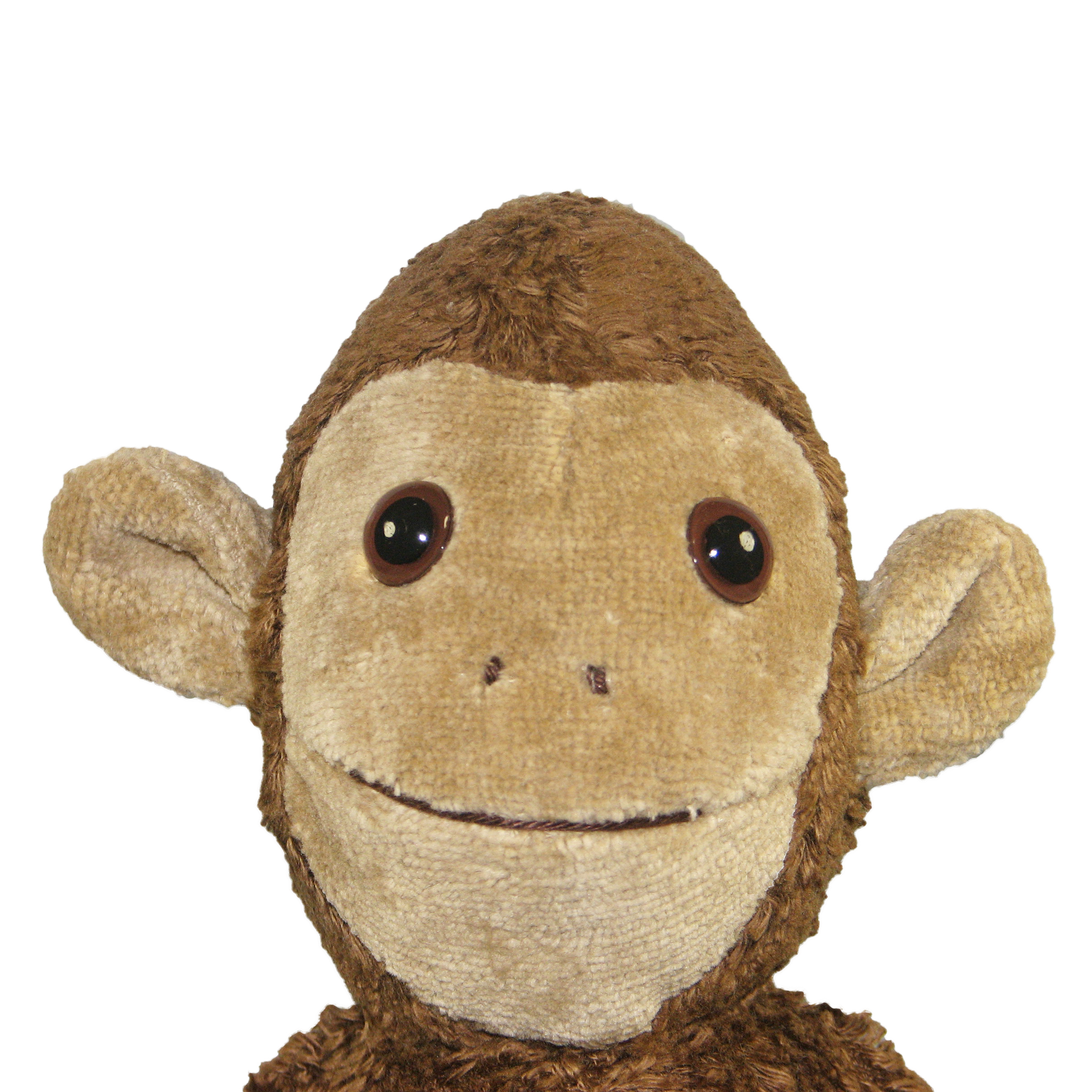 Hand puppet brown monkey - made of natural material - by Kallisto