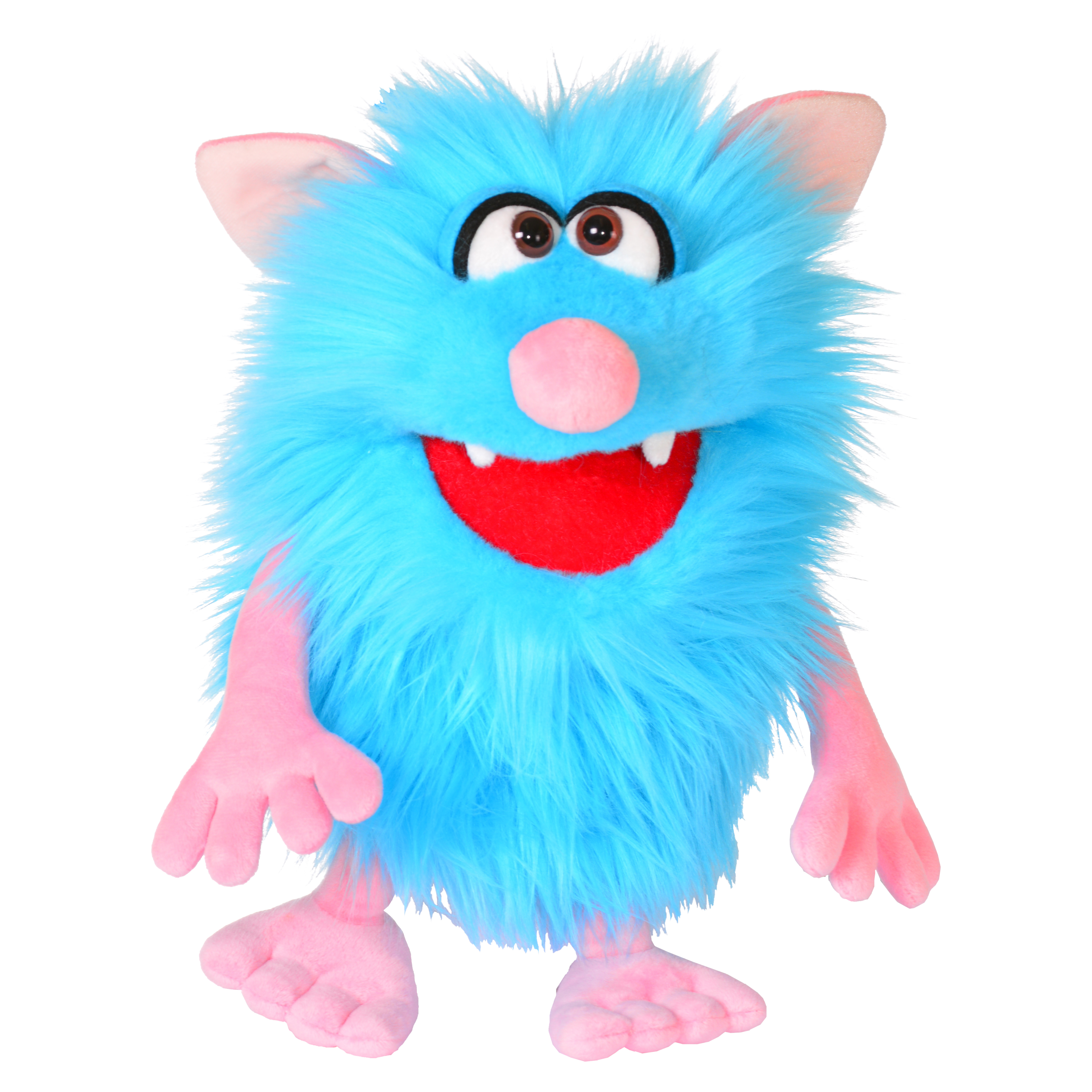Living Puppets hand puppet Schorsch (light blue monster) - monster to go!