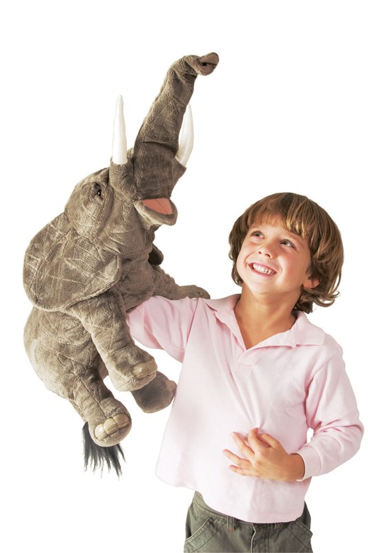 Folkmanis Elephant Hand Puppet Folkmanis Elephant Hand Puppet - Produktbild 5