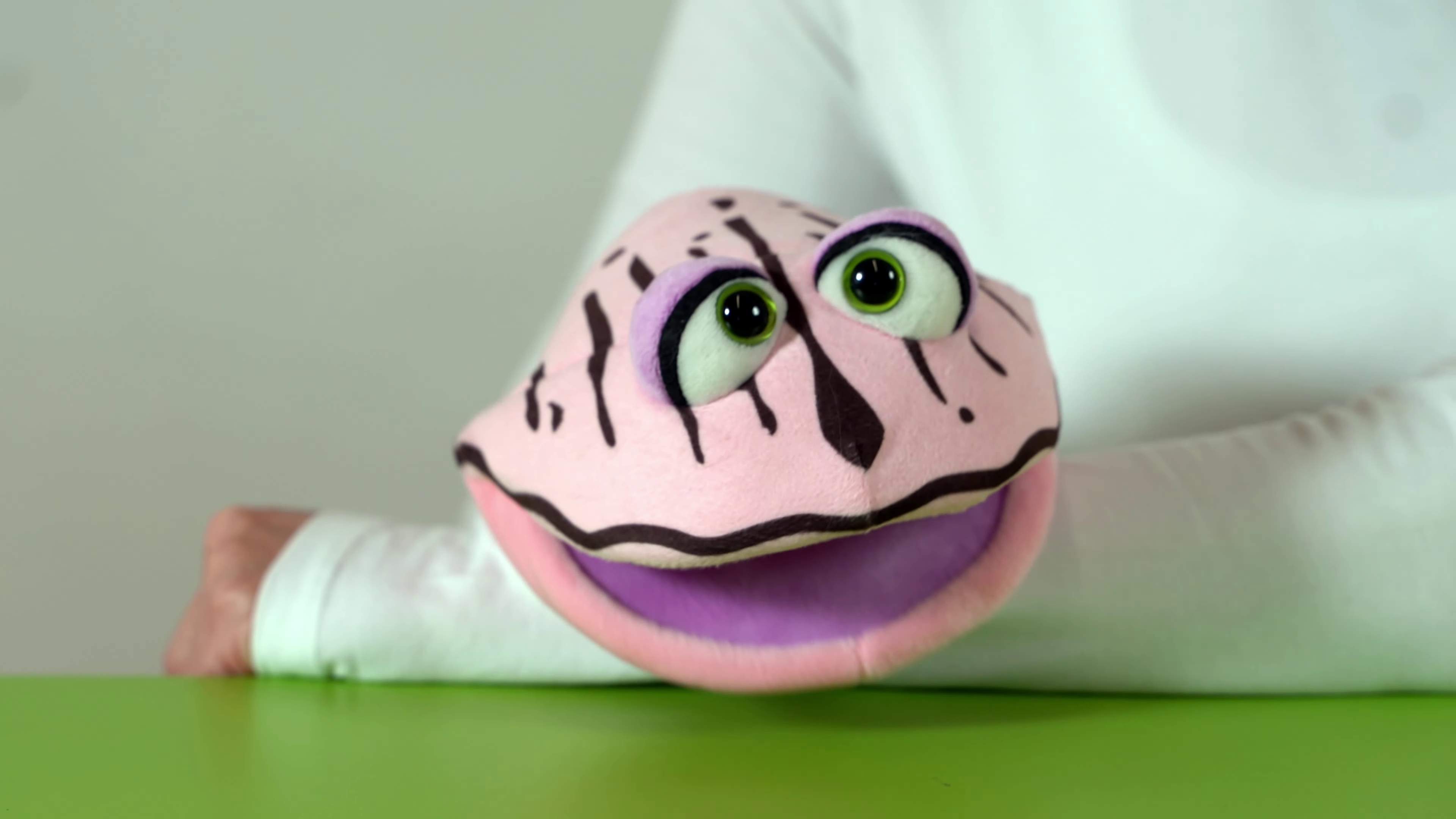 Living Puppets Handpuppe Muschel Schätzchen Demo