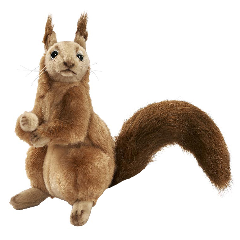 Red Squirrel Soft Toy - Hansa Creation Plush