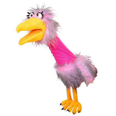 Living Puppets hand puppet bird Madame Quassel Schlamassel Living Puppets hand puppet bird Madame Quassel Schlamassel - Produktbild 2