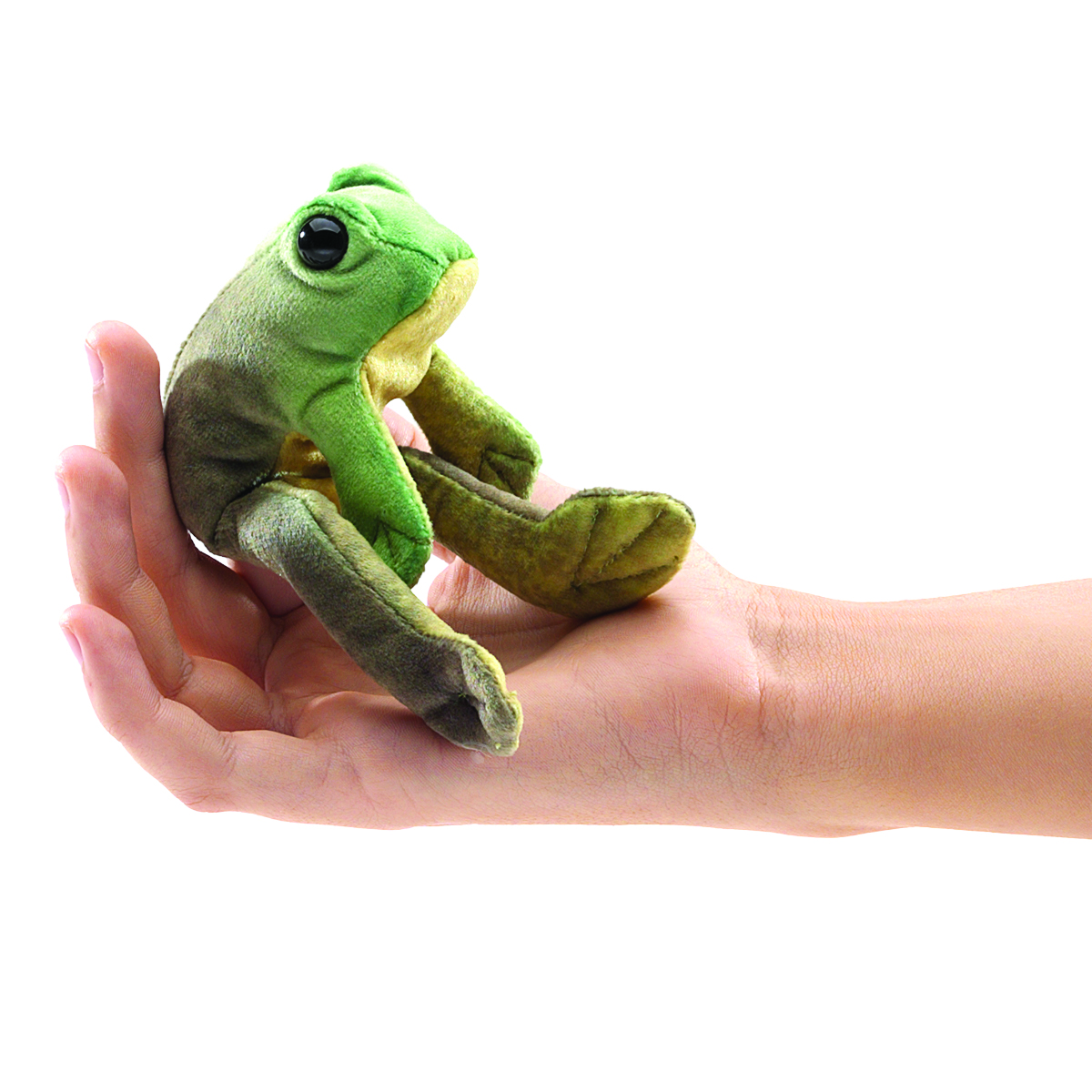 Folkmanis Fingerpuppe mini sitzender Frosch Folkmanis Fingerpuppe mini sitzender Frosch