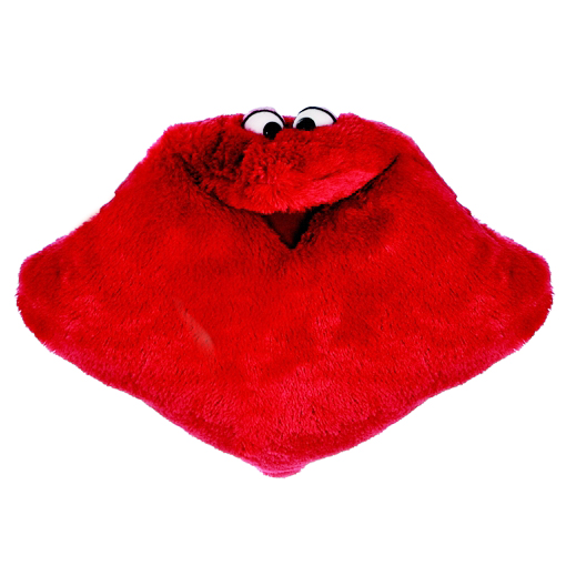 Living Puppets kissing pillow red