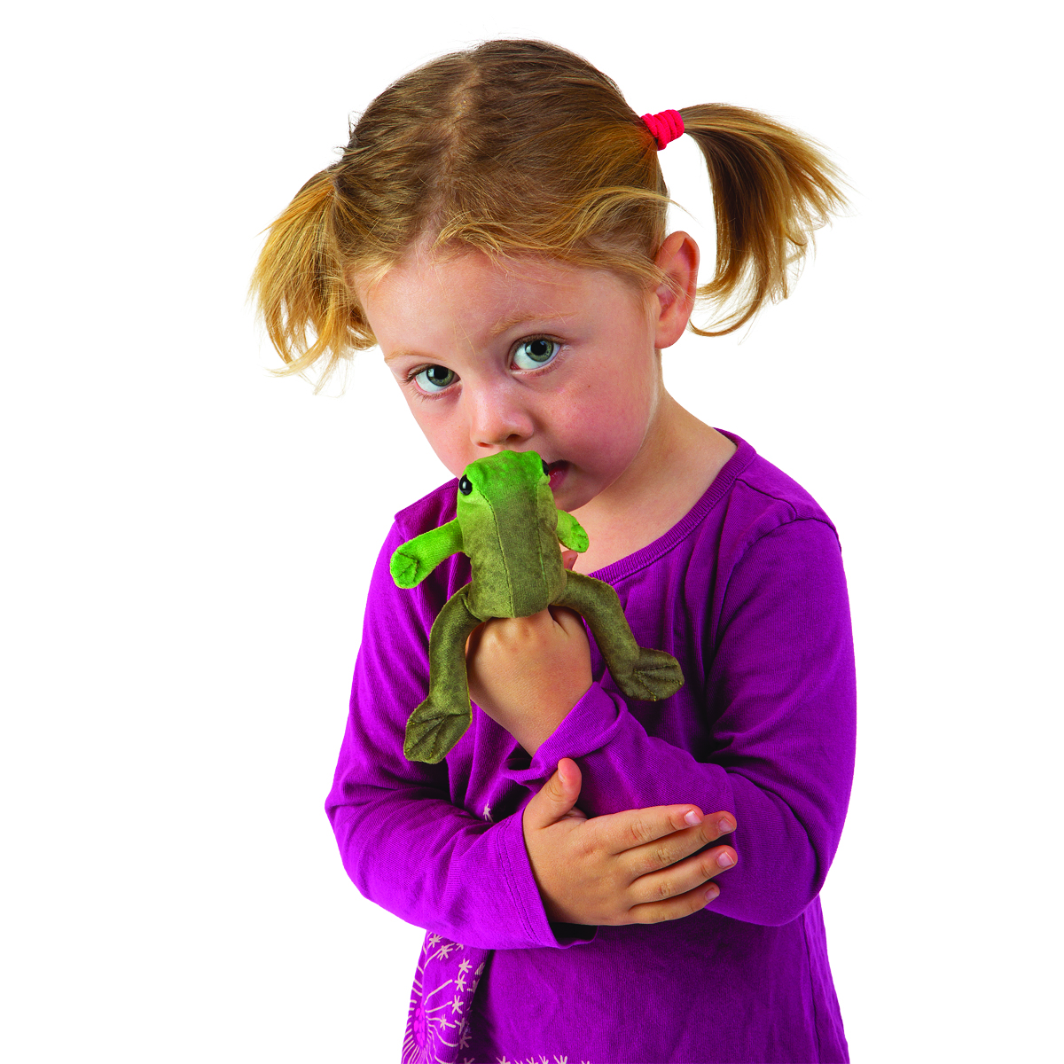 Folkmanis Fingerpuppe mini sitzender Frosch Folkmanis Fingerpuppe mini sitzender Frosch - Produktbild 4