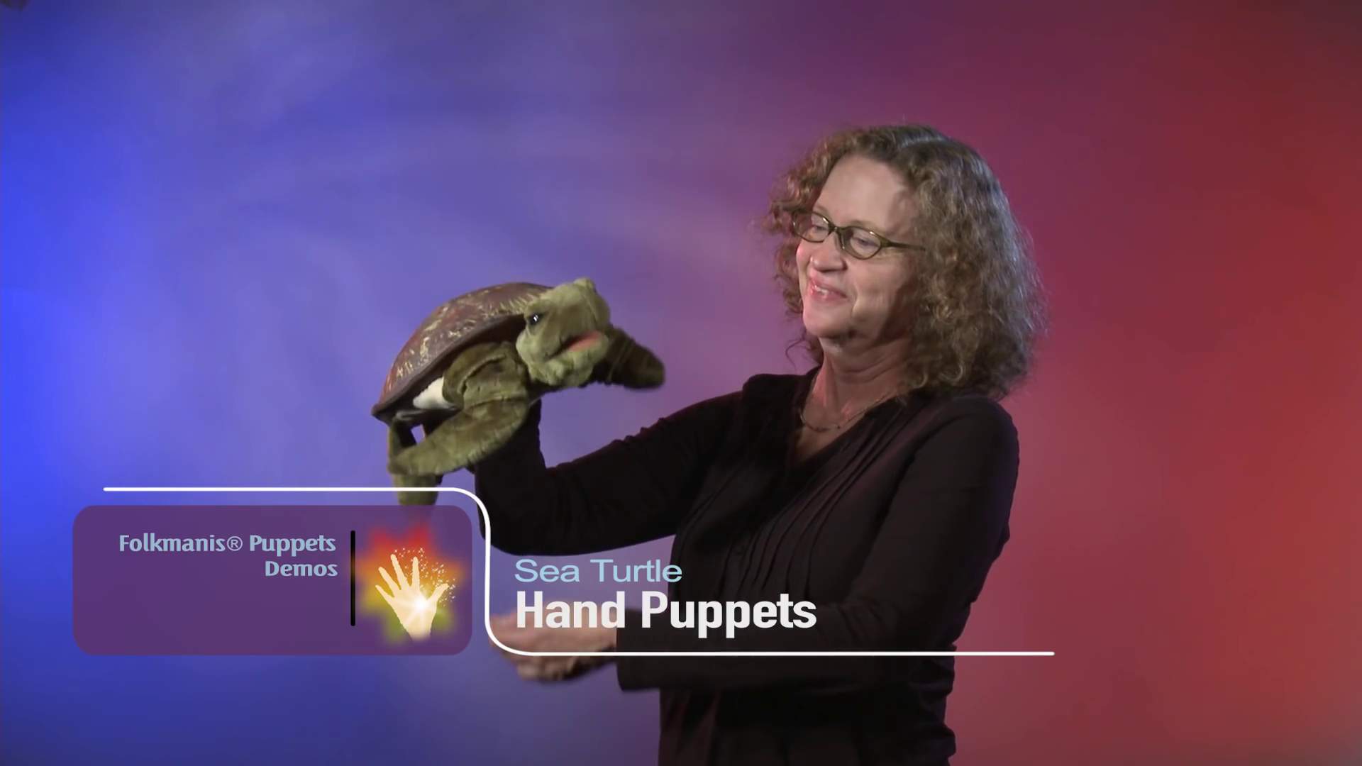 Video 1: Folkmanis Handpuppe Meeresschildkröte