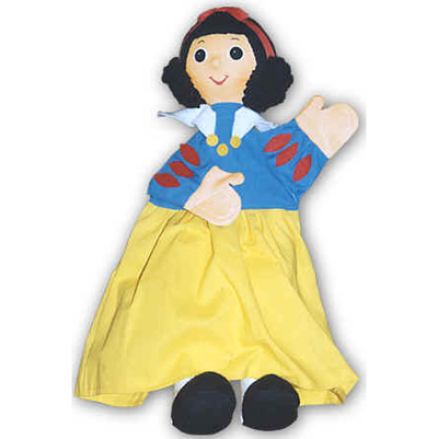 Trullala hand puppet Snow White, small - Czech handicraft