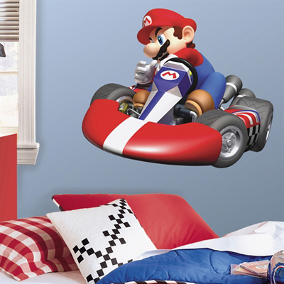 Mario Kart Wii Giant Wall Decal - RoomMates for KiDS Mario Kart Wii Giant Wall Decal - RoomMates for KiDS