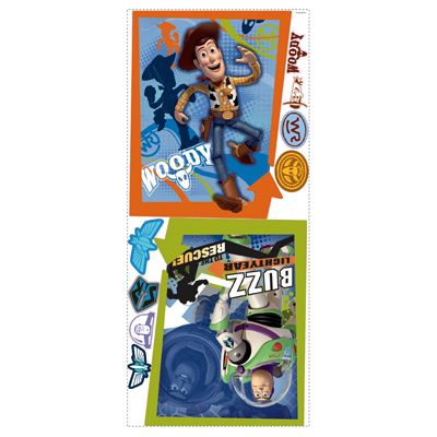 Buzz Lightyear & Woody Wandbild - Toy Story - RoomMates for KiDS Buzz Lightyear & Woody Wandbild - Toy Story - RoomMates for KiDS - Produktbild 2