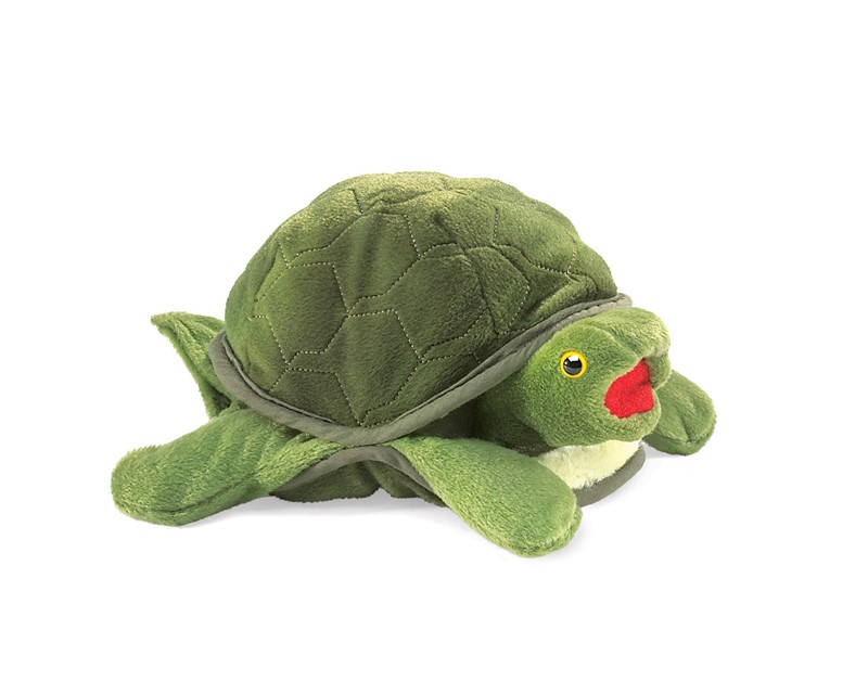 Folkmanis hand puppet baby turtle