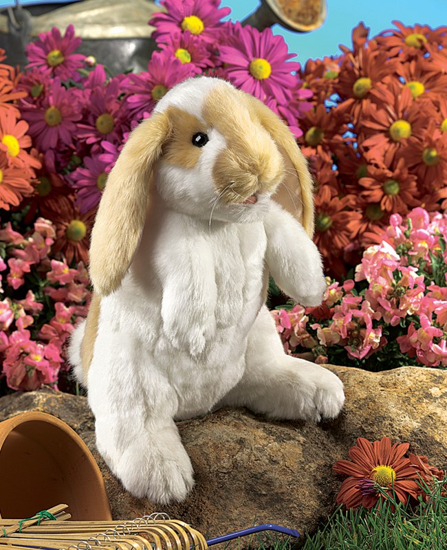 Folkmanis Standing Lop Rabbit Hand Puppet Folkmanis Standing Lop Rabbit Hand Puppet - Produktbild 2