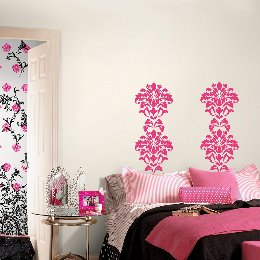 Damask (pink) Wandbild - RoomMates Damask (pink) Wandbild - RoomMates - Produktbild 3