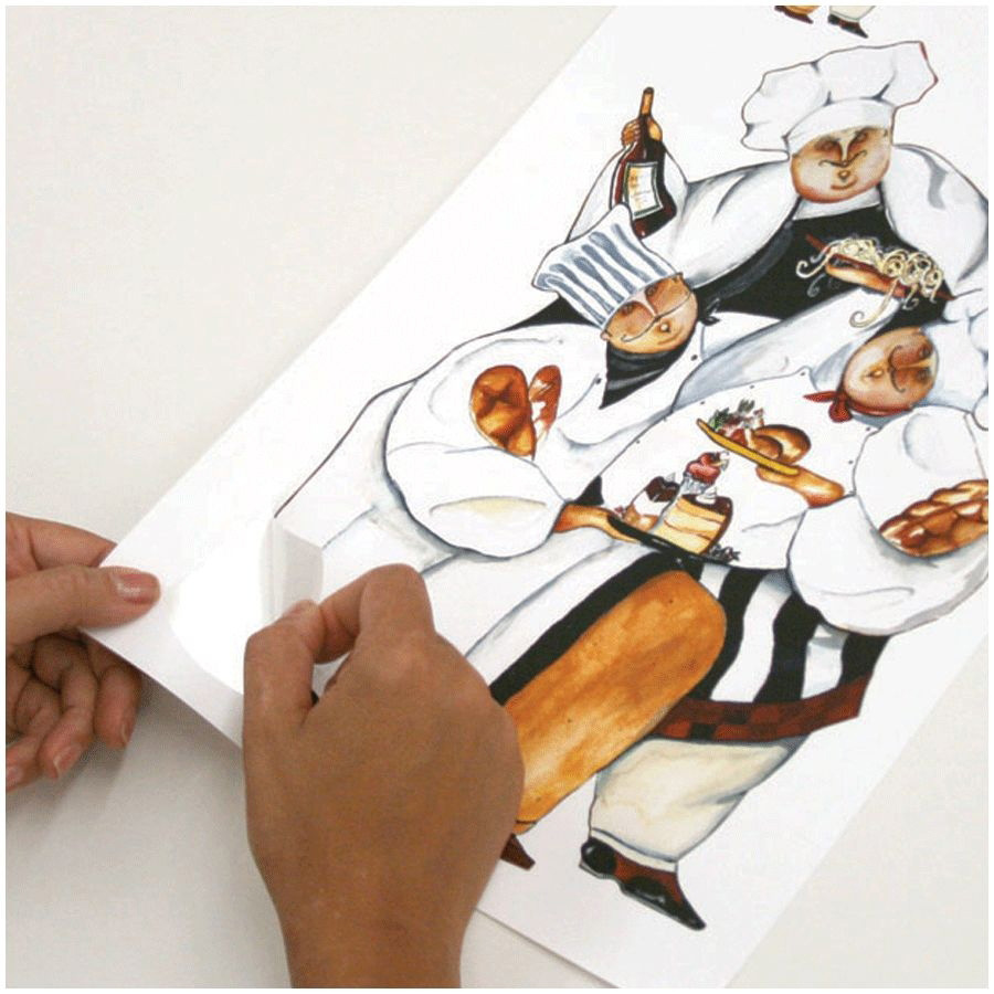 Chefs Peel & Stick Wandsticker - RoomMates Chefs Peel & Stick Wandsticker - RoomMates - Produktbild 3