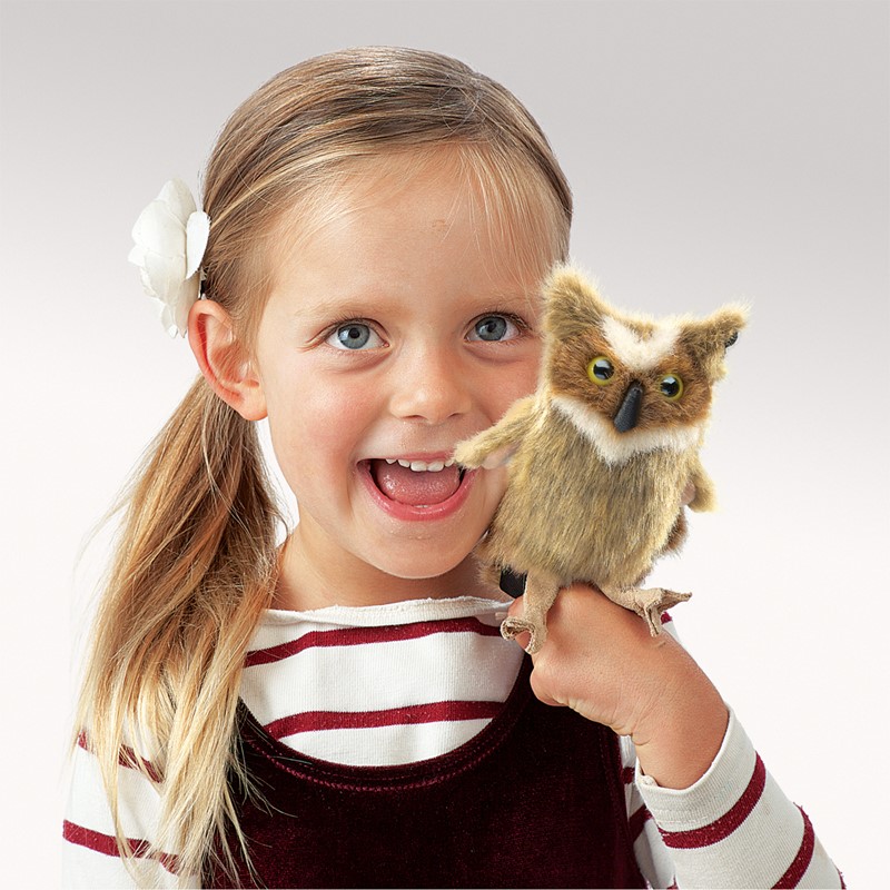 Folkmanis Fingerpuppe mini Virginia-Uhu Folkmanis Fingerpuppe mini Virginia-Uhu - Produktbild 3
