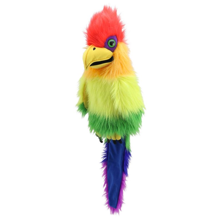 Hand puppet rainbow bird with sound - Puppet Company Hand puppet rainbow bird with sound - Puppet Company - Produktbild 2