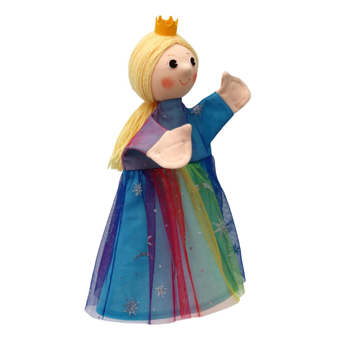 Kasperlepuppe Prinzessin Regenbogen - munabo Handpuppe - Produktbild 3