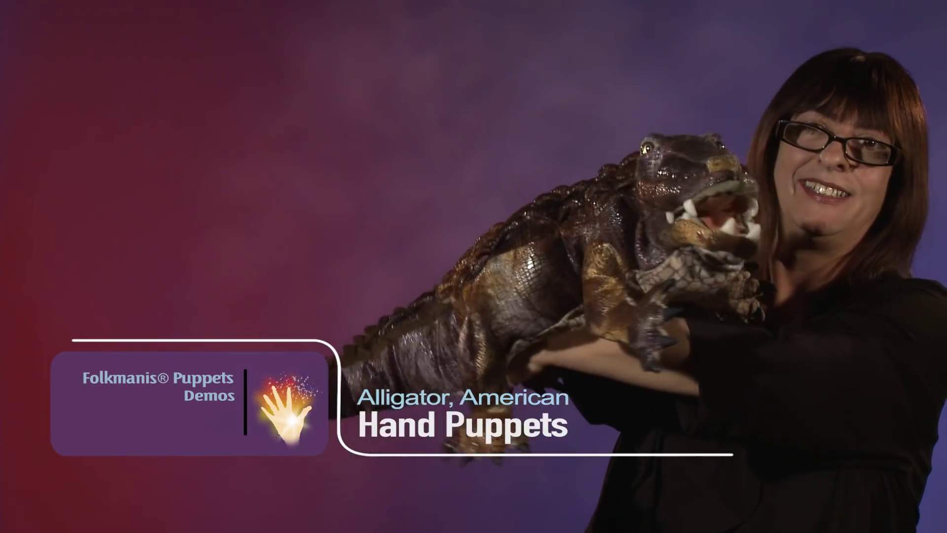 Video 1: Folkmanis Handpuppe Amerikanischer Alligator