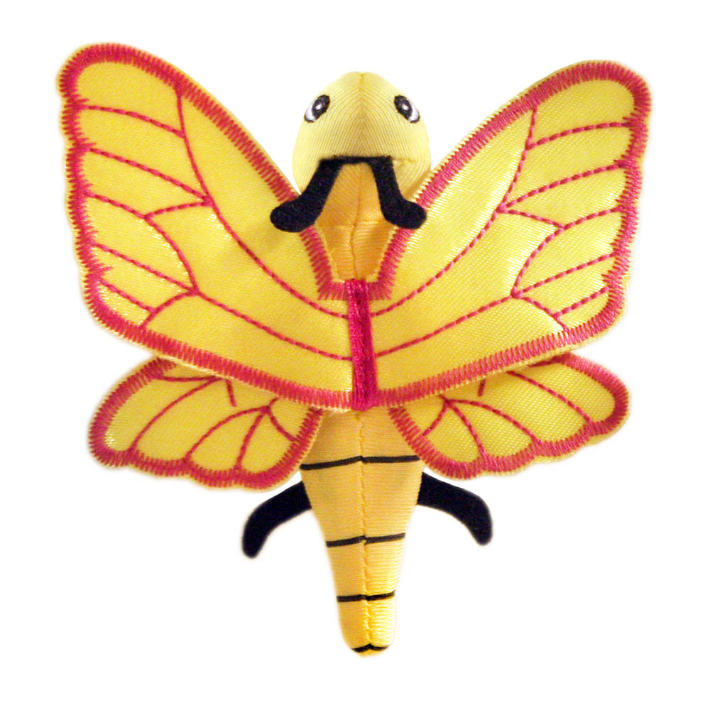 Finger puppet yellow butterfly - Puppet Company