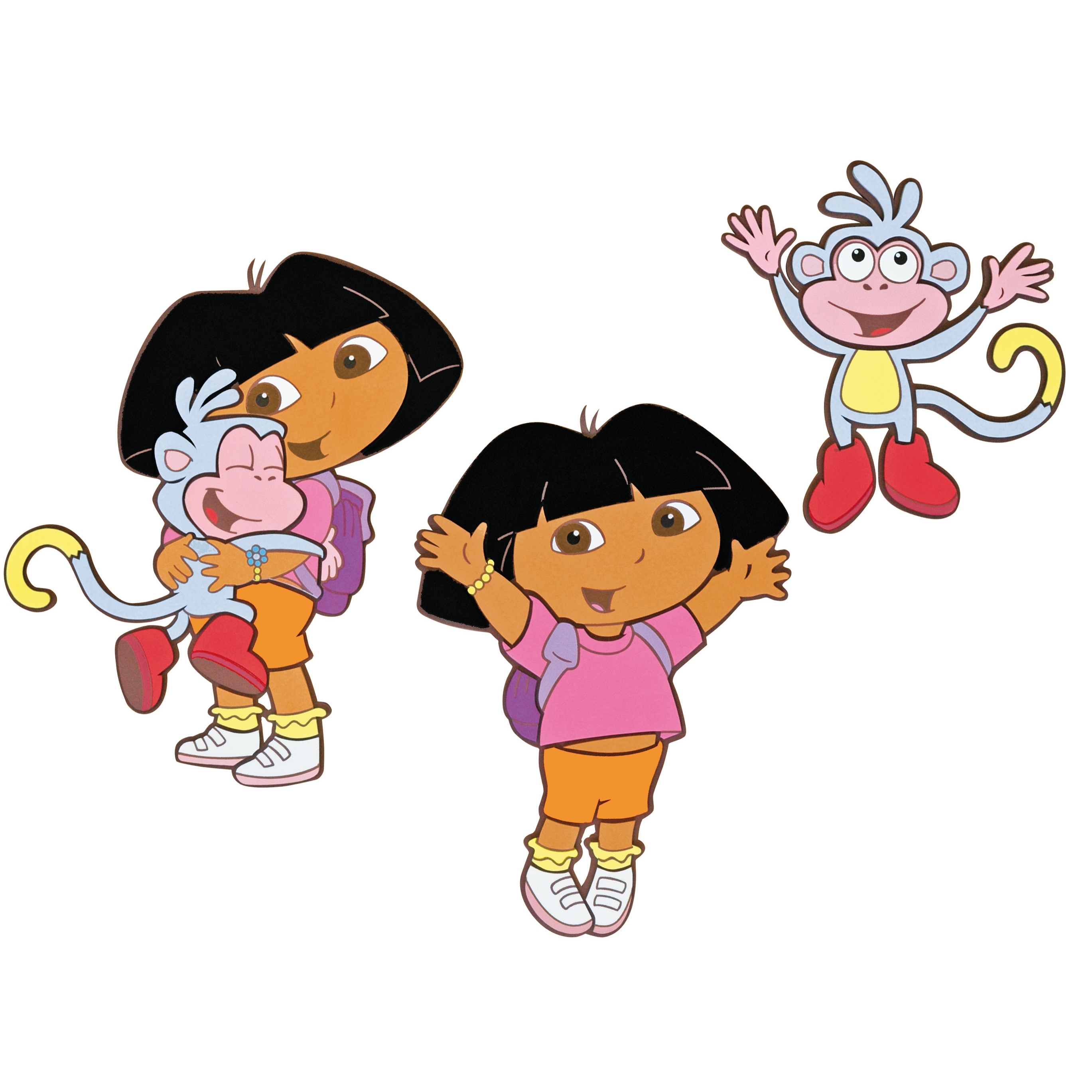 Dora the Explorer 3 teilige Wanddekoration - Decofun Dora the Explorer 3 teilige Wanddekoration - Decofun