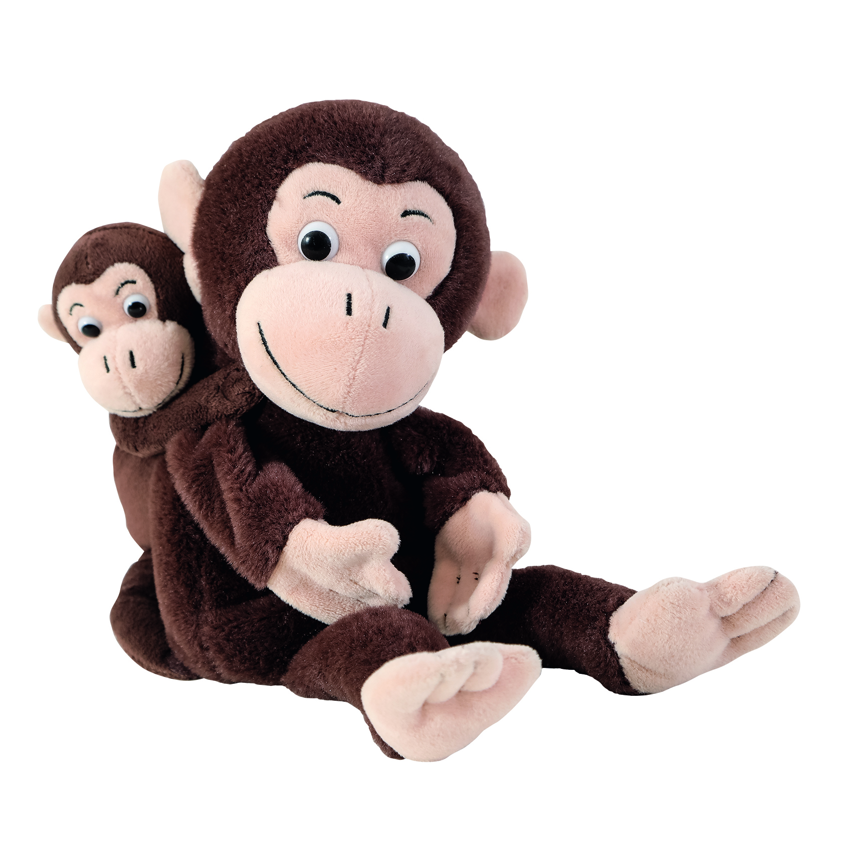 Stories hand puppet monkey Cheeta and finger puppet Bibi - by Beleduc