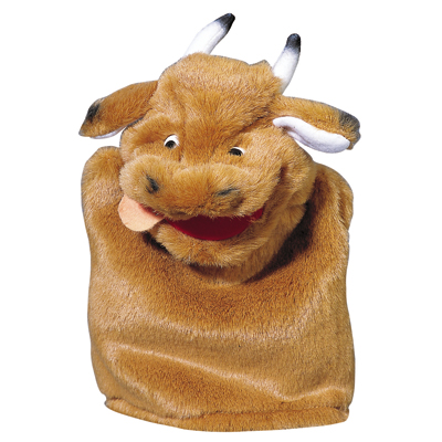 Punch and Judy Cow (with movable mouth) Hand Puppet for Puppet Theatre | Kersa Classic