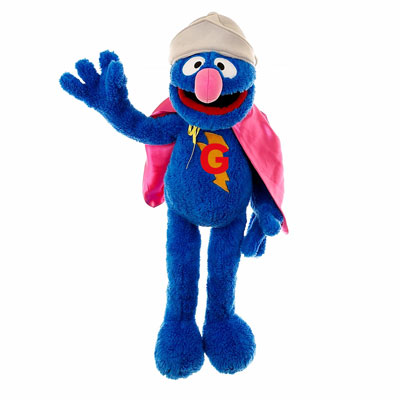 Living Puppets hand puppet Super Grover - Sesame Street Living Puppets hand puppet Super Grover - Sesame Street