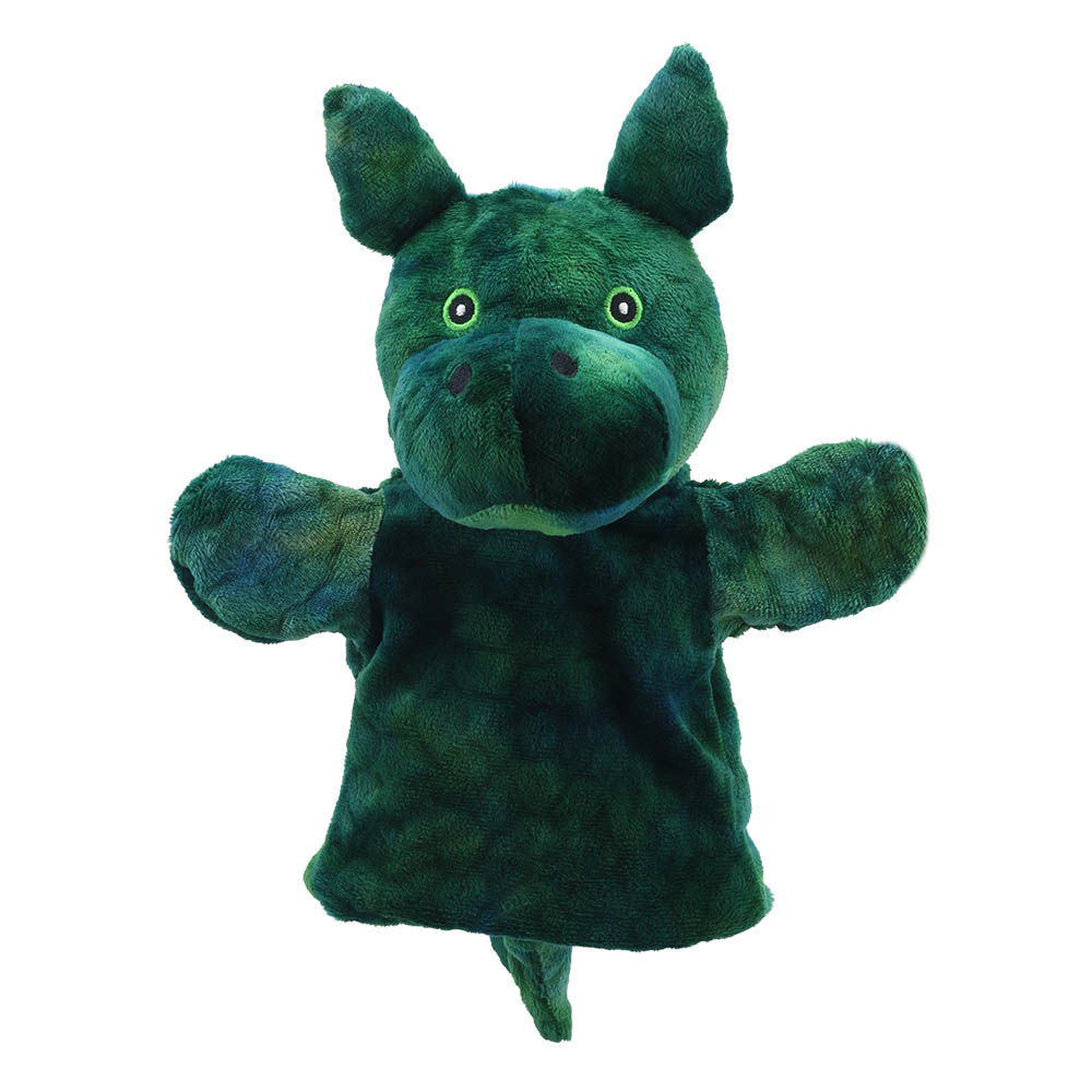 Hand puppet green dragon - Puppet Buddies - Puppet Company