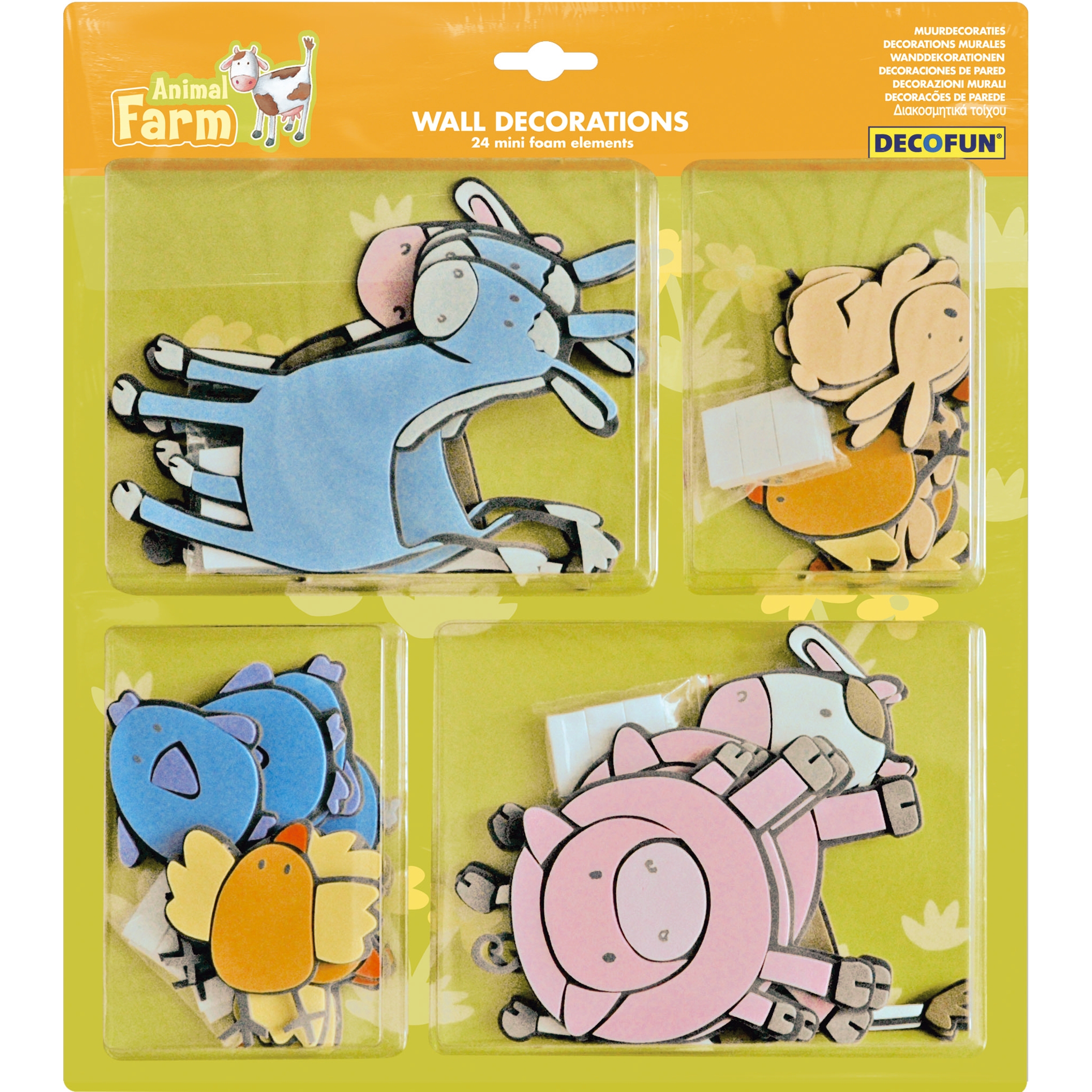 Animal Farm mini Wanddekoration - Decofun - Produktbild 2