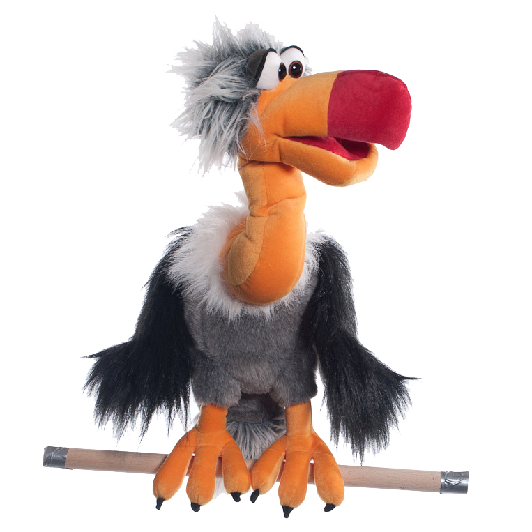 Living Puppets hand puppet Django the vulture Living Puppets hand puppet Django the vulture