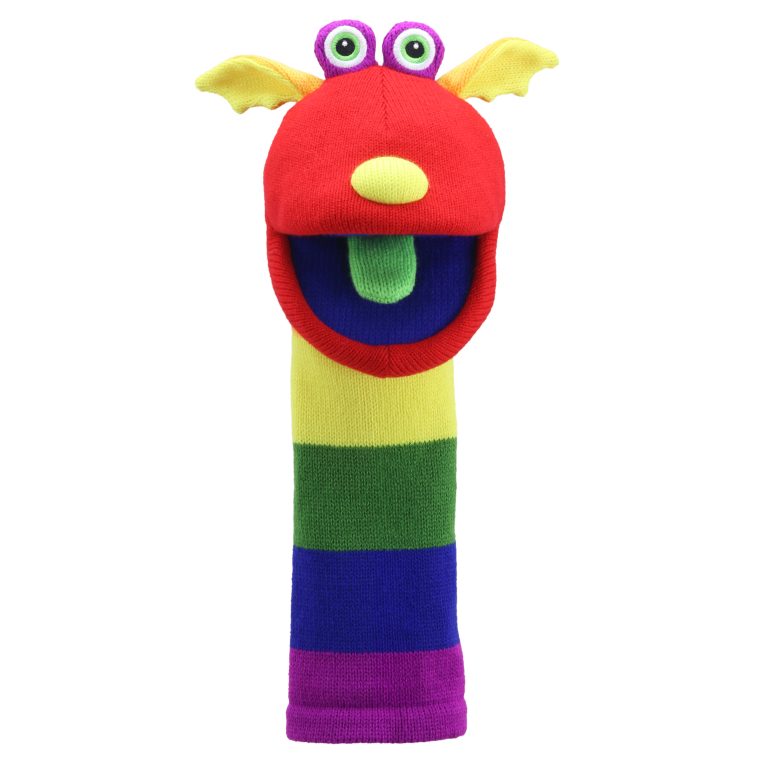 Monster sock hand puppet Sunny with sound - Puppet Company Monster sock hand puppet Sunny with sound - Puppet Company