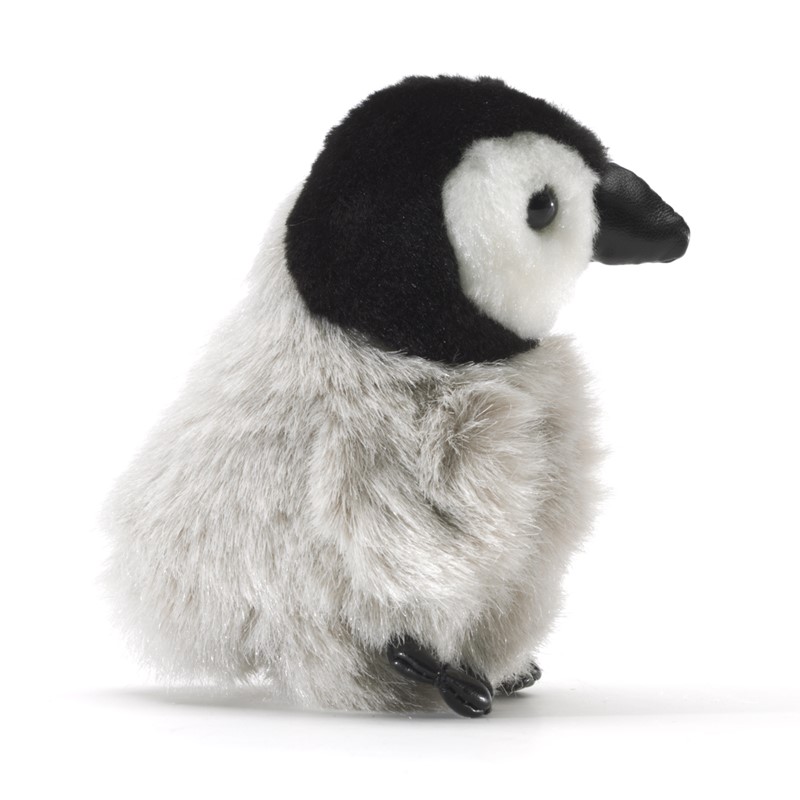 Folkmanis Mini Baby Emperor Penguin Finger Puppet Folkmanis Mini Baby Emperor Penguin Finger Puppet - Produktbild 3
