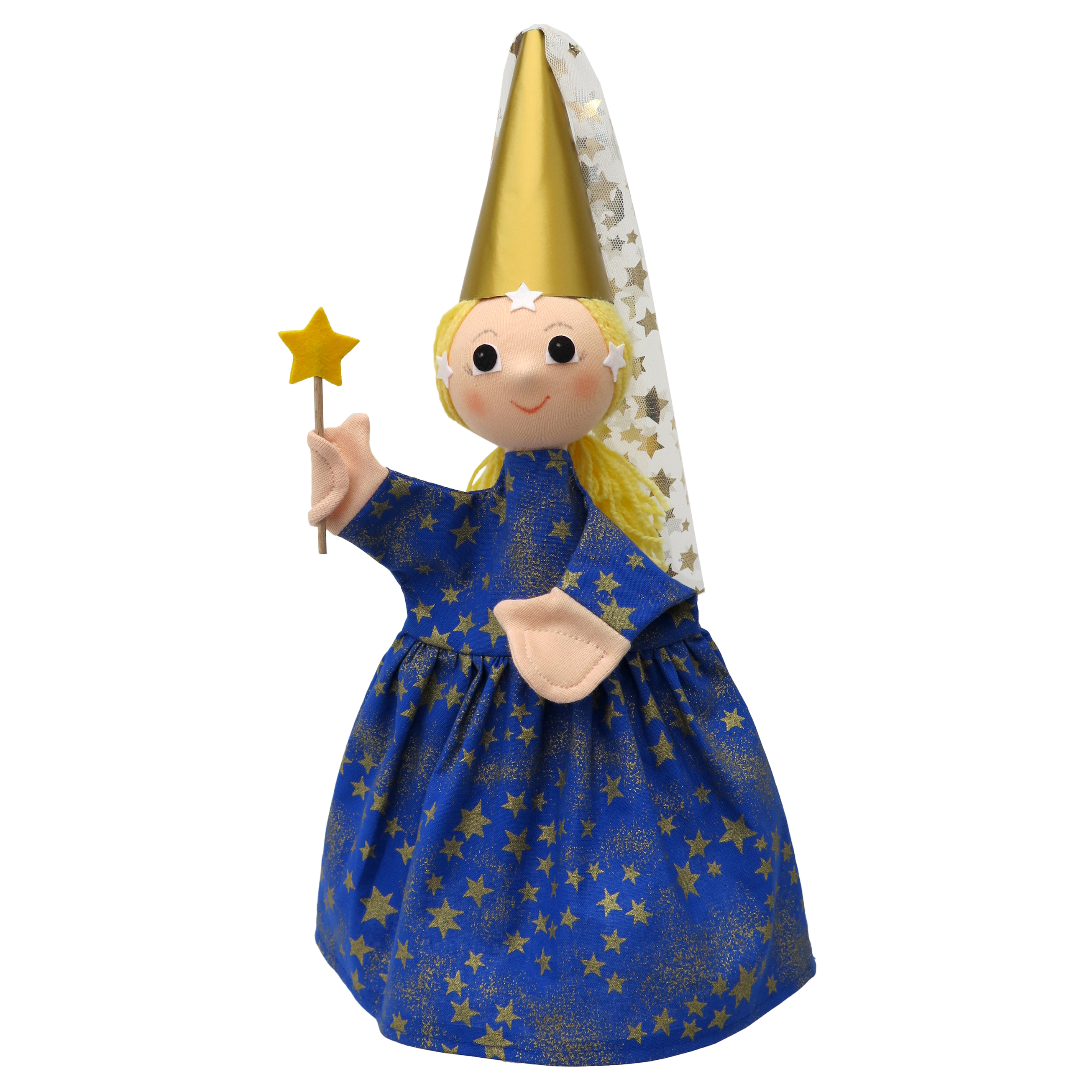 Punch and Judy Hand Puppet Midnight Fairy - munabo Punch and Judy Midnight Fairy Hand Puppet for Puppet Theatre | munabo