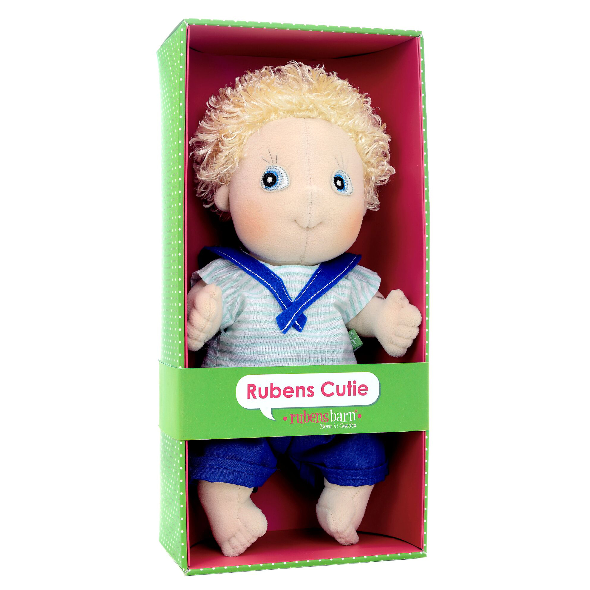 Rubens Cutie doll Adam in the green gift packaging