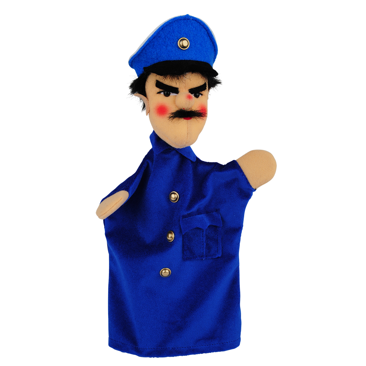 Hand puppet policeman, blue - KERSA classic
