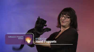 Video 1: Folkmanis Handpuppe schwarze Katze