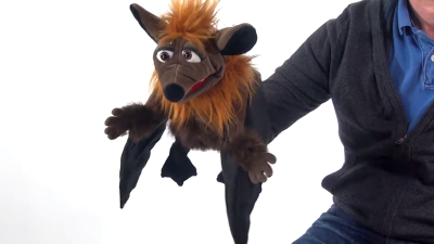 Video 2: Living Puppets Handpuppe Gaston die Fledermaus