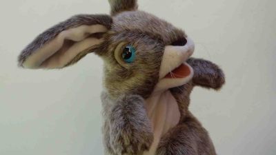 Folkmanis Handpuppe Hase Demo