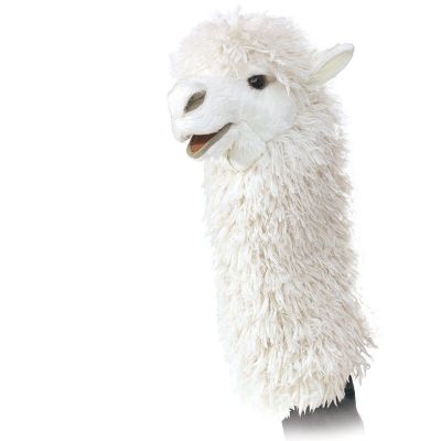 Folkmanis Alpaca Hand Puppet (Stage Puppet)