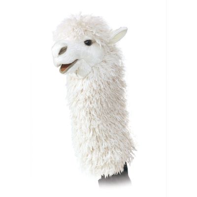Folkmanis Handpuppe Alpaka (Stage Puppet)