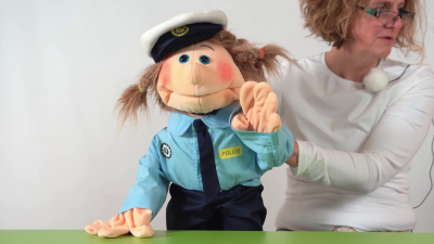 Video 1: Living Puppets police clothing set 3-piece (for hand puppets 65 cm)
