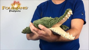 Folkmanis Handpuppe Alligator Demo 2