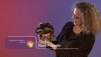 Folkmanis Handpuppe große Muschel Demo