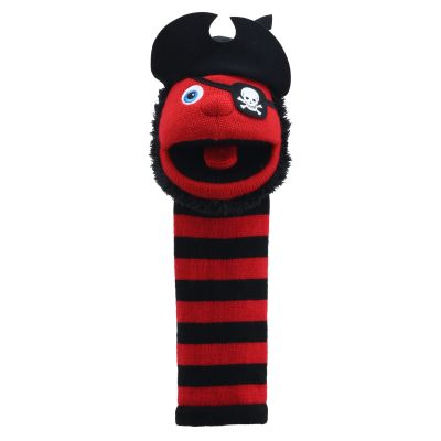 Monster Sockenhandpuppe Pirat - mit Geräusch - Puppet Company
