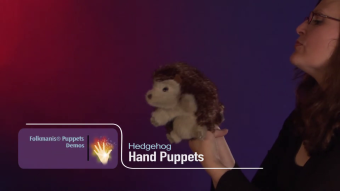 Folkmanis Handpuppe Igel Demo