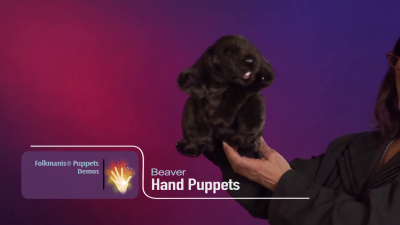 Folkmanis Beaver Hand Puppet Demo