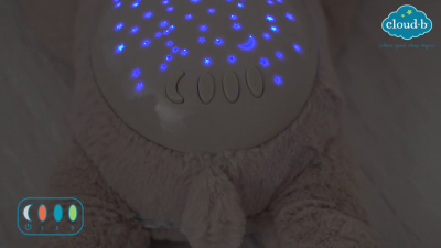 Twilight Buddies magic LED night light - bunny - by cloud b Demo