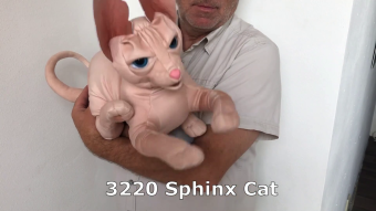 Folkmanis Handpuppe Sphinx Katze Demo