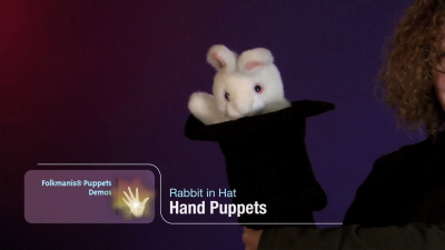Video 1: Folkmanis Large Rabbit in Hat Hand Puppet